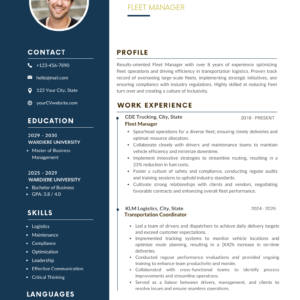 Resume Template Single Canva Y002-1